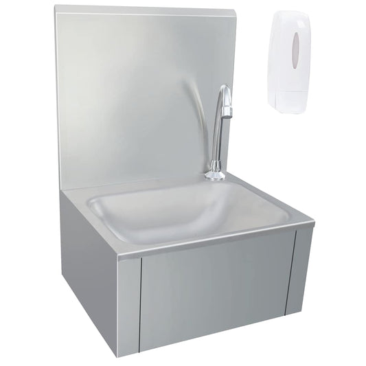 51114 vidaXL Hand Wash Sink with Faucet and Soap Dispenser Stainless Steel 51114 vidaXL Hand Wash Sink with Faucet and Soap Dispenser Stainless Steel