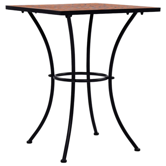 Mosaic Bistro Table Terracotta 60 cm Ceramic Mosaic Bistro Table Terracotta 60 cm Ceramic