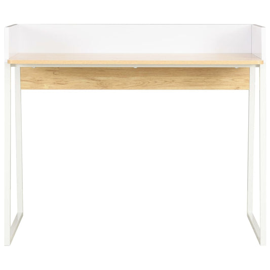 Desk White and Oak 90x60x88 cm Desk White and Oak 90x60x88 cm
