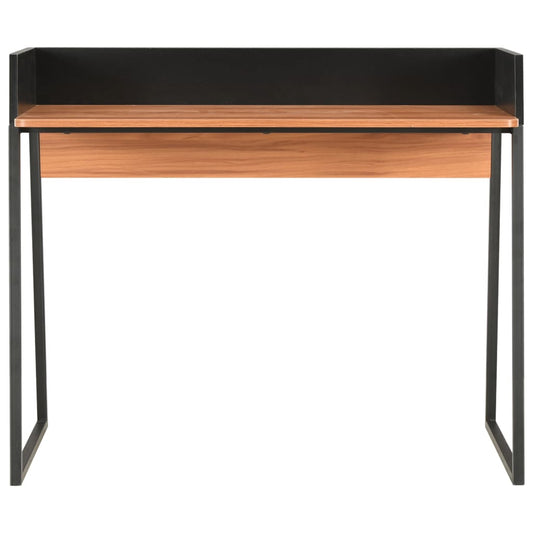 Desk | Black and Brown | Engineered wood and powder-coated steel Desk | Black and Brown | Engineered wood and powder-coated steel