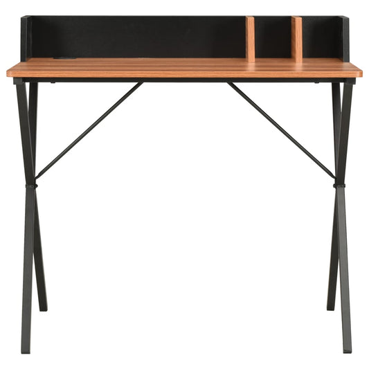 Desk Black and Brown 80x50x84 cm Desk Black and Brown 80x50x84 cm