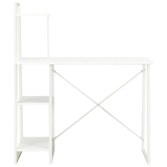 20282 vidaXL Desk with Shelving Unit White 102x50x117 cm 20282 vidaXL Desk with Shelving Unit White 102x50x117 cm