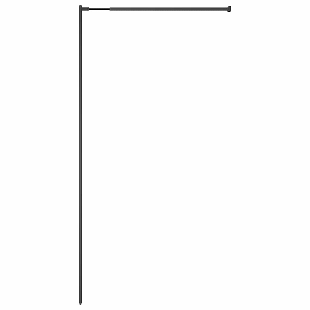 145682 vidaXL Walk-in Shower Screen Clear Tempered Glass 118x190 cm