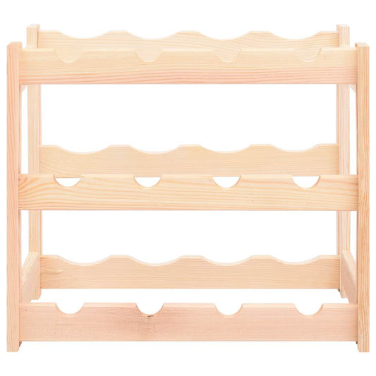 Wine Rack for 12 Bottles Pinewood Wine Rack for 12 Bottles Pinewood