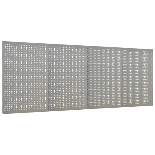 Wall-mounted Peg Boards 4 pcs 40x58 cm Steel Wall-mounted Peg Boards 4 pcs 40x58 cm Steel