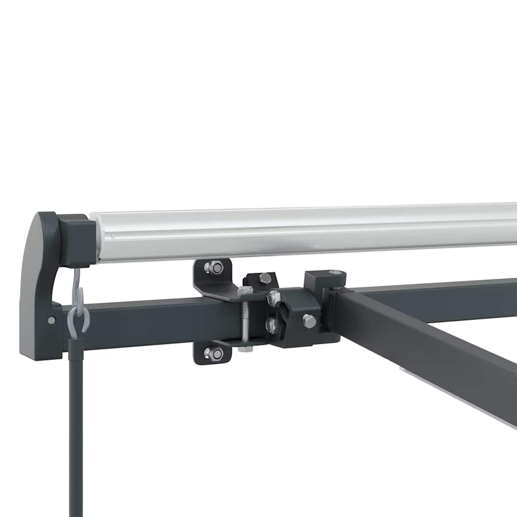 Awning Frame with Manual Anthracite 3.5 x 2.5 m Aluminium