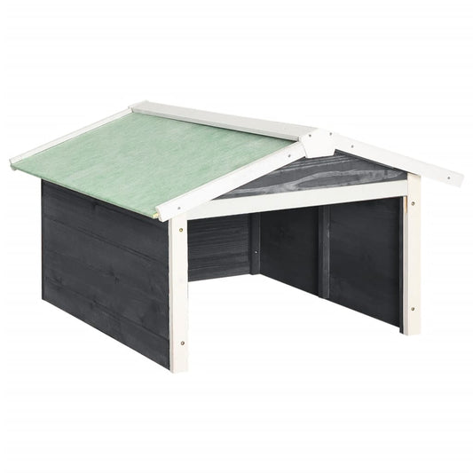 Lawn Mower Garage | Grey and White | Solid firwood, Plywood | Medium Lawn Mower Garage | Grey and White | Solid firwood, Plywood | Medium
