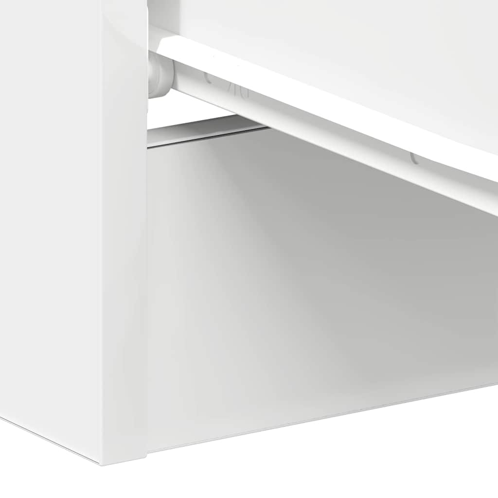 800451 vidaXL Bedside Cabinets 2 pcs White 38x35x56 cm Engineered Wood