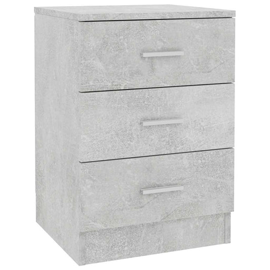 Bedside Cabinet Concrete Grey 38x35x56 cm Engineered Wood Bedside Cabinet Concrete Grey 38x35x56 cm Engineered Wood
