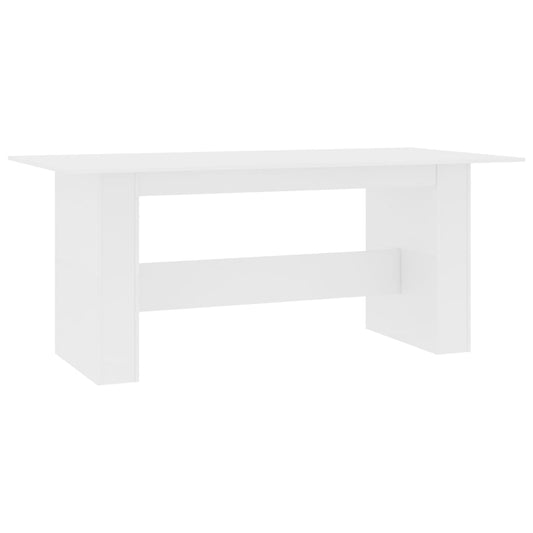 Dining Table White 180x90x76 cm Engineered Wood Dining Table White 180x90x76 cm Engineered Wood