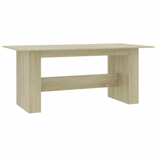 800471 vidaXL Dining Table Sonoma Oak 180x90x76 cm Engineered Wood 800471 vidaXL Dining Table Sonoma Oak 180x90x76 cm Engineered Wood