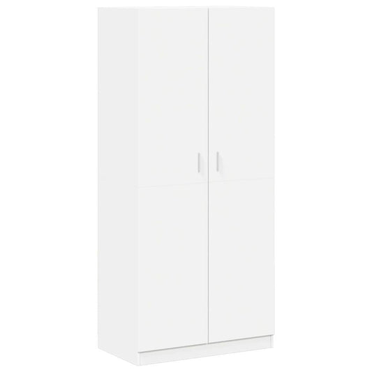 Wardrobe | White | Engineered wood | Compact | Wardrobe | Rectangular Wardrobe | White | Engineered wood | Compact | Wardrobe | Rectangular