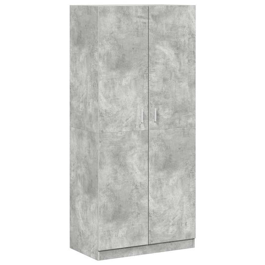 800634 vidaXL Wardrobe Concrete Grey 90x52x200 cm Engineered Wood 800634 vidaXL Wardrobe Concrete Grey 90x52x200 cm Engineered Wood