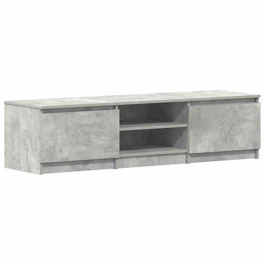 TV Cabinet | Concrete Grey | Engineered Wood | 140 x 40 cm | TV Cabinet TV Cabinet | Concrete Grey | Engineered Wood | 140 x 40 cm | TV Cabinet