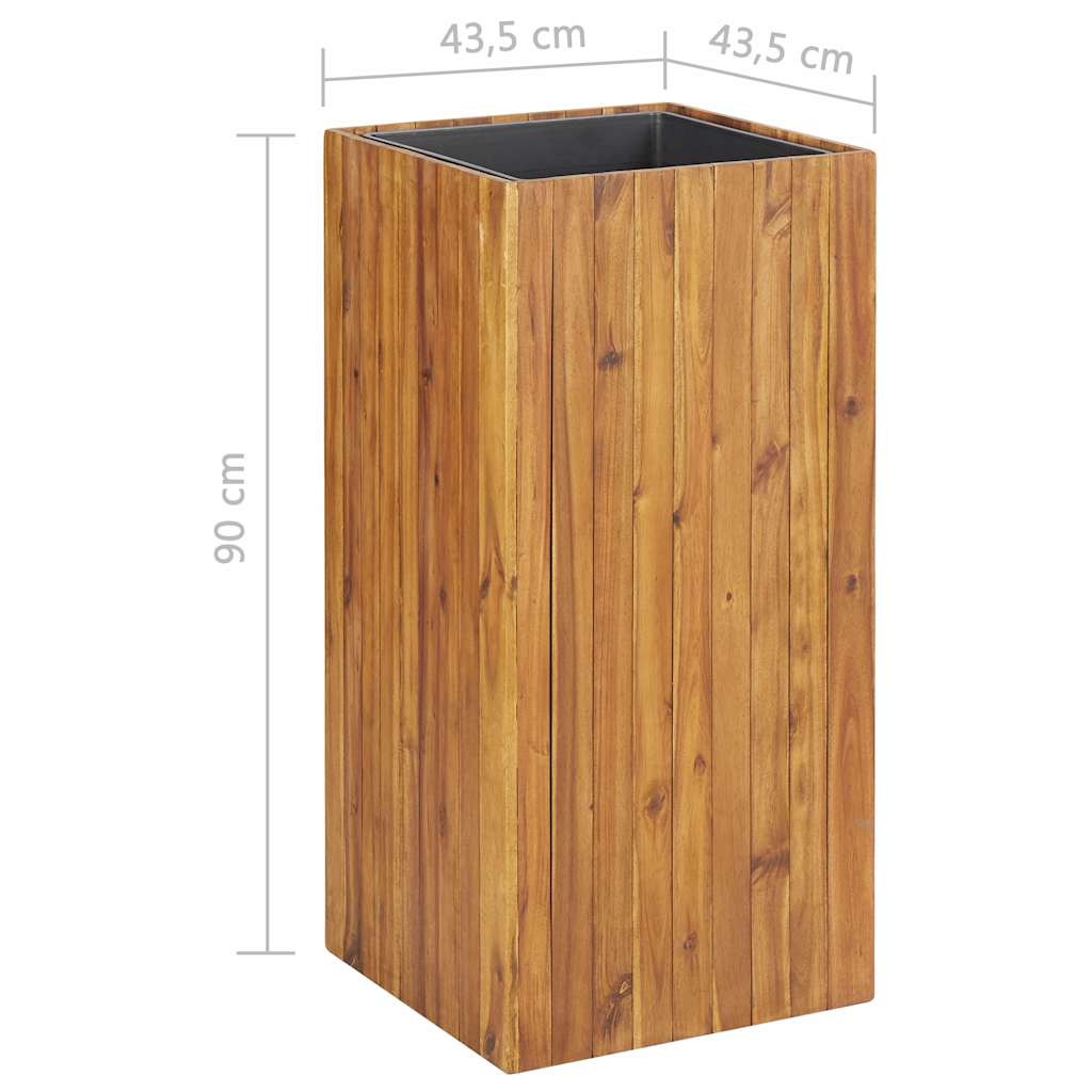 46571 vidaXL Garden Raised Bed 43,5x43,5x90 cm Solid Acacia Wood