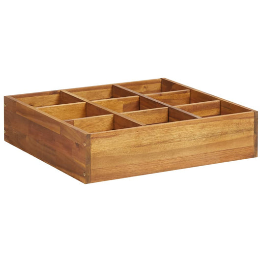 Herb Garden Raised Bed Solid Acacia Wood 60x60x15 cm Herb Garden Raised Bed Solid Acacia Wood 60x60x15 cm
