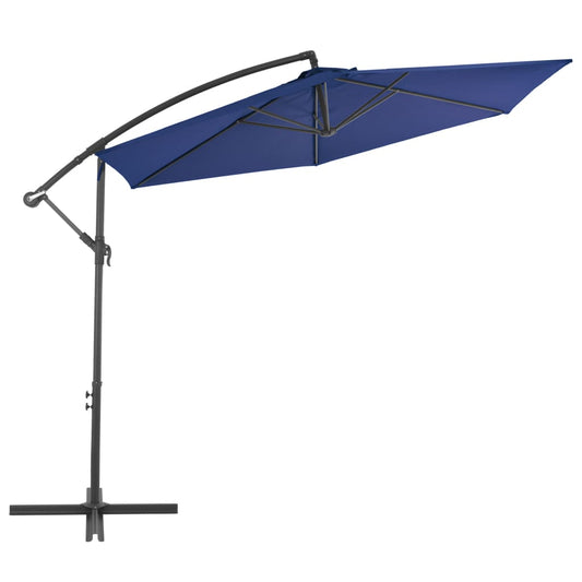 Cantilever Garden Parasol | Blue | Polyester, Metal | Large | Tiltable Cantilever Garden Parasol | Blue | Polyester, Metal | Large | Tiltable
