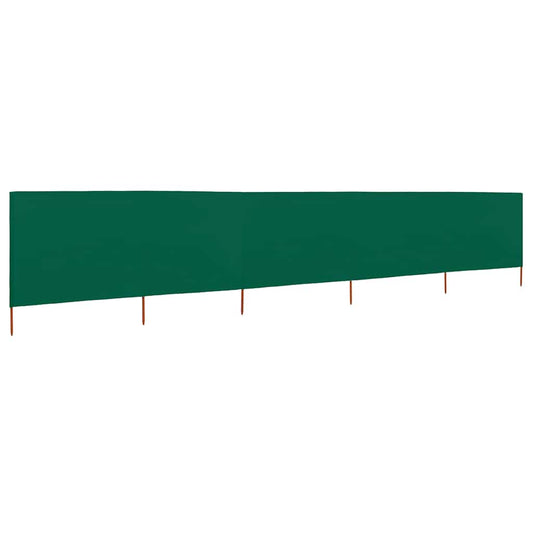 5-panel Wind Screen Fabric 600x120 cm Green 5-panel Wind Screen Fabric 600x120 cm Green