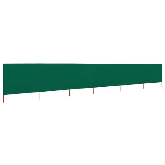 6-panel Wind Screen Fabric 800x120 cm Green 6-panel Wind Screen Fabric 800x120 cm Green