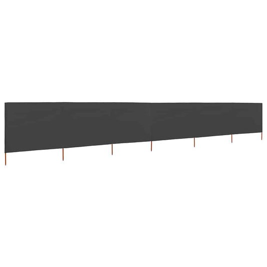 6-panel Wind Screen Fabric 800x120 cm Anthracite 6-panel Wind Screen Fabric 800x120 cm Anthracite