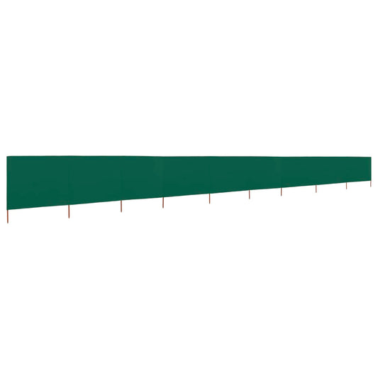 9-panel Wind Screen Fabric 1200x80 cm Green 9-panel Wind Screen Fabric 1200x80 cm Green