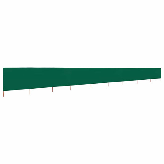 9-panel Wind Screen Fabric 1200x120 cm Green 9-panel Wind Screen Fabric 1200x120 cm Green