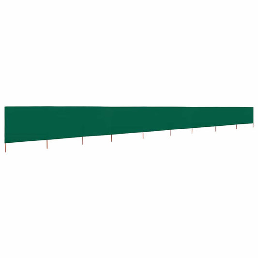 9-panel Wind Screen Fabric 1200x160 cm Green 9-panel Wind Screen Fabric 1200x160 cm Green
