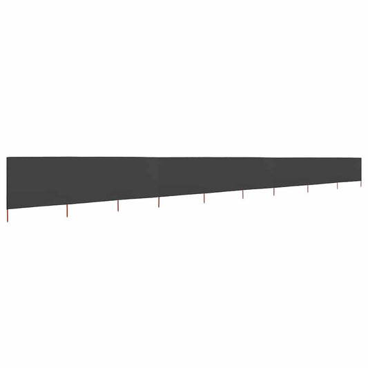 9-panel Wind Screen Fabric 1200x160 cm Anthracite 9-panel Wind Screen Fabric 1200x160 cm Anthracite