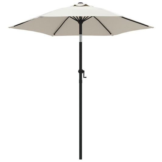 Garden Parasol Sand White 200x224 cm Aluminium Garden Parasol Sand White 200x224 cm Aluminium