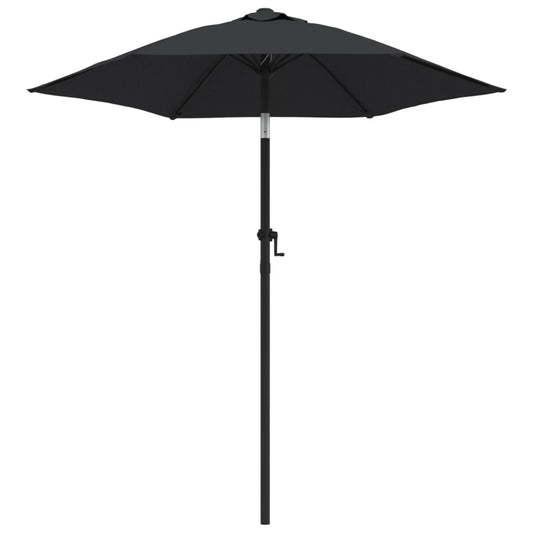 Garden Parasol | Black and dark grey | Aluminium, Polyester | Medium Garden Parasol | Black and dark grey | Aluminium, Polyester | Medium