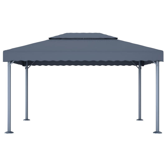 Gazebo 400x300 cm Anthracite Aluminium Gazebo 400x300 cm Anthracite Aluminium