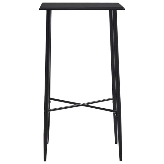 Bar Table Black 60x60x111 cm MDF Bar Table Black 60x60x111 cm MDF
