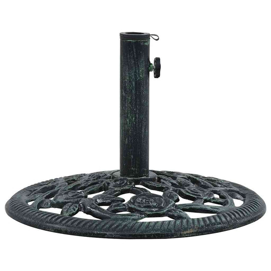 Umbrella Base Green 9 kg 40 cm Cast Iron Umbrella Base Green 9 kg 40 cm Cast Iron