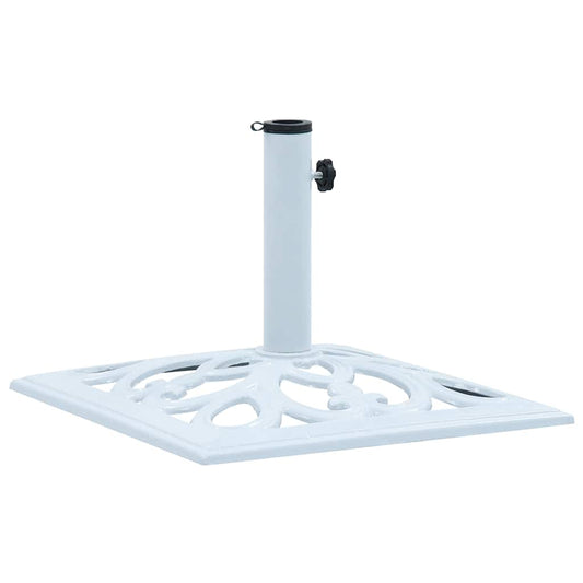 Umbrella Base White 12 kg 49 cm Cast Iron Umbrella Base White 12 kg 49 cm Cast Iron