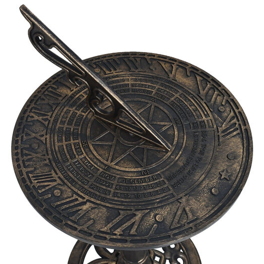 Sundial Bronze 35.5x82 cm Plastic Sundial Bronze 35.5x82 cm Plastic