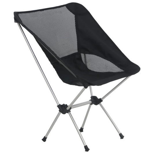 2x Folding Camping Chairs with Carry Bag 54x50x65 cm Aluminium 2x Folding Camping Chairs with Carry Bag 54x50x65 cm Aluminium