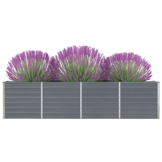 Raised Garden Bed | Grey | Galvanised steel | Large | Durable Raised Garden Bed | Grey | Galvanised steel | Large | Durable