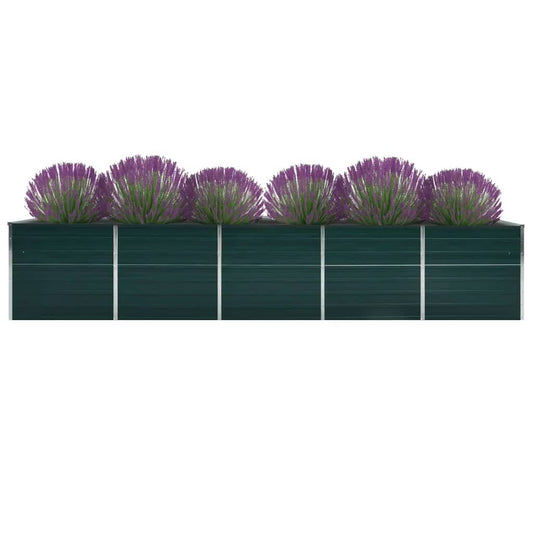 Raised Bed | Green | Galvanised steel | Large | Durable | Garden Planter Raised Bed | Green | Galvanised steel | Large | Durable | Garden Planter