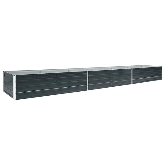 Raised Bed | Anthracite | Galvanised Steel | 480x80x45 cm | Durable Raised Bed | Anthracite | Galvanised Steel | 480x80x45 cm | Durable
