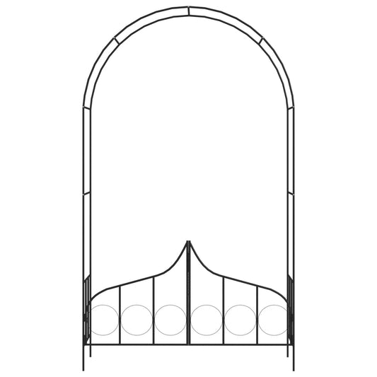 Garden Arch | Black | Powder-coated iron | Large | Sturdy | Garden Arch Garden Arch | Black | Powder-coated iron | Large | Sturdy | Garden Arch