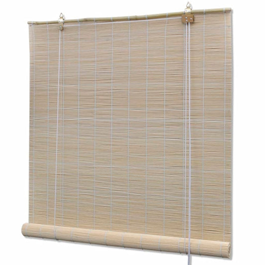 Bamboo Roller Blinds 2 pcs 120x160 cm Natural Bamboo Roller Blinds 2 pcs 120x160 cm Natural