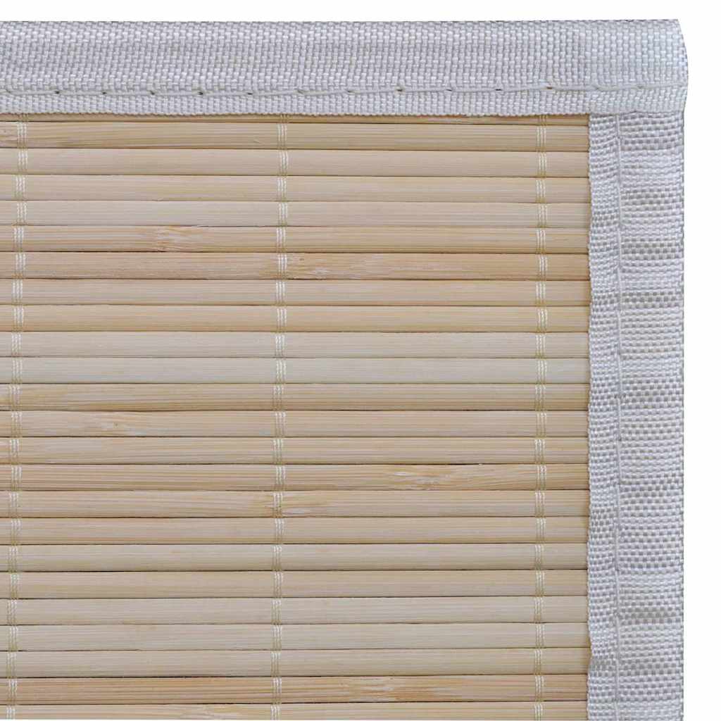 Rectangular Natural Bamboo Rugs 2 pcs 120x180 cm