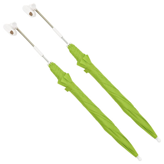 Camping Chair Parasols 2 pcs Green 105 cm Camping Chair Parasols 2 pcs Green 105 cm