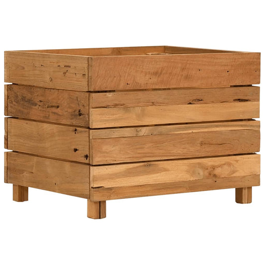 Raised Bed | Varying shades of teak | Solid teak wood, steel | Medium Raised Bed | Varying shades of teak | Solid teak wood, steel | Medium