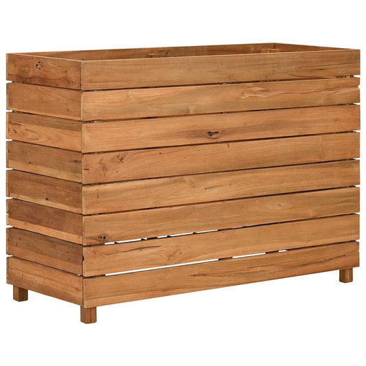 Raised Bed | Natural wood | Recycled teak wood, steel | Large Raised Bed | Natural wood | Recycled teak wood, steel | Large