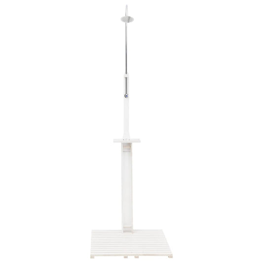 Garden Shower White Wood Garden Shower White Wood