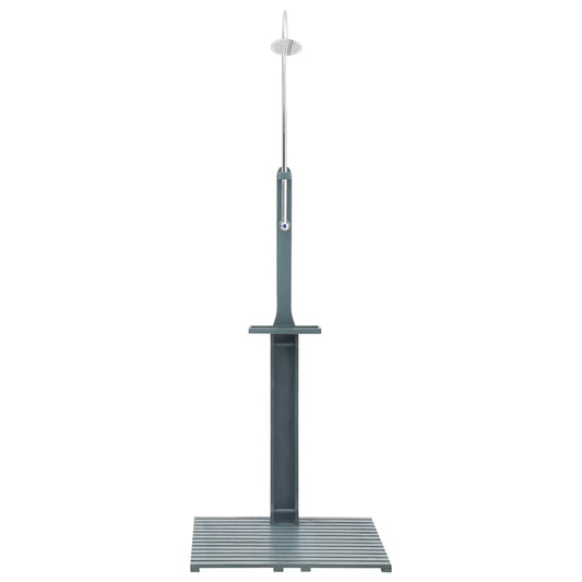 48208 vidaXL Garden Shower Anthracite Wood 48208 vidaXL Garden Shower Anthracite Wood