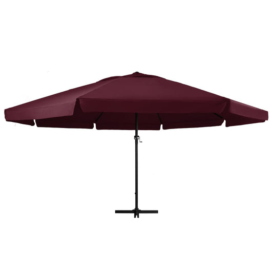 Garden Parasol with Aluminium Pole 600 cm Bordeaux Red Garden Parasol with Aluminium Pole 600 cm Bordeaux Red