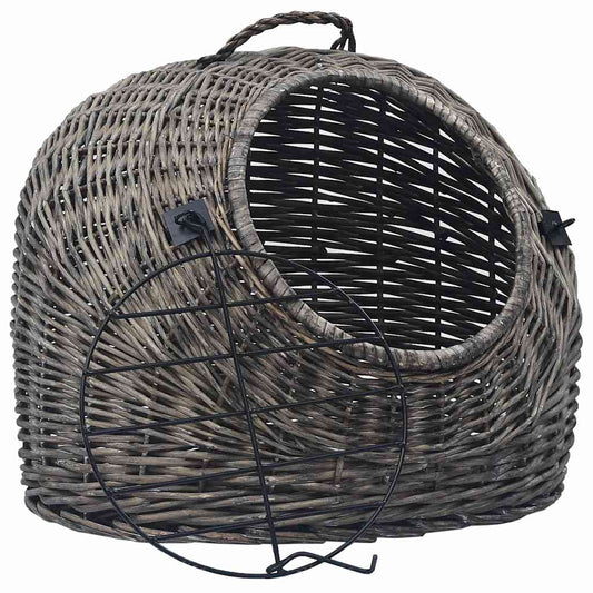 170904 vidaXL Cat Transporter Grey 45x35x35 cm Natural Willow 170904 vidaXL Cat Transporter Grey 45x35x35 cm Natural Willow