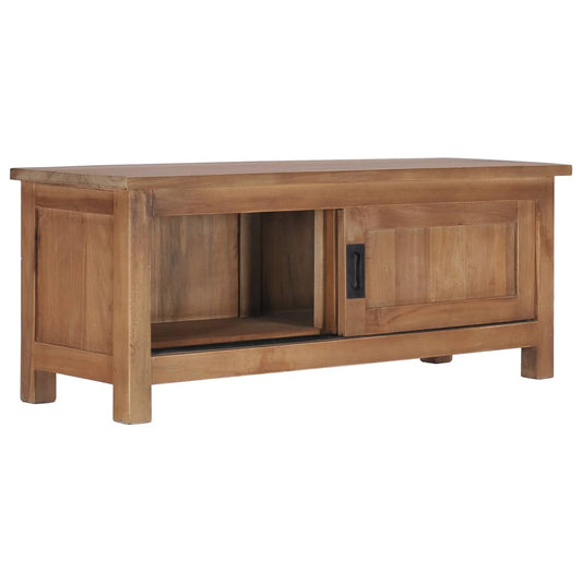 TV Cabinet 90x30x35 cm Solid Teak Wood TV Cabinet 90x30x35 cm Solid Teak Wood